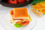 Club Sandwich Stock Photo