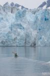 Kayaking In Alaska Stock Photo