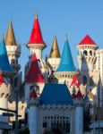 Las Vegas, Nevada/usa - August 1 : Walt Disney Castle In Las Veg Stock Photo