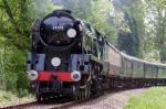 Kingscote, Sussex/uk - May 23 : Rebuilt Bulleid Light Pacific No Stock Photo