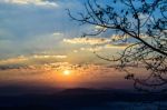 Sunrise At Doi Pha Chu In Thailand Stock Photo