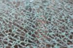 Closeup Of Crack Glass Stock Photo