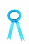 Blue Ribbon Stock Photo