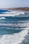 Beautiful Coastline In Sagres Stock Photo