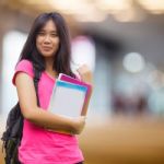 Asian Schoolgirl Stock Photo