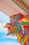 Dragon Chinese In Thailand Country Stock Photo