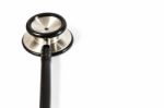 Head Of Black Stethoscope Stock Photo