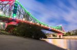 Story Bridge In Brisbane Stock Photo