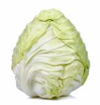 Cabbage Isolated On The White Background Stock Photo