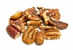 Pecan Nut Stock Photo