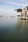 Modern Oceanarium Building In Lisbon, Portugal Stock Photo