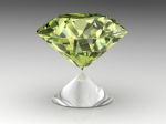 Green Diamond Stock Photo