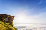 Morning In Phu Chi Fa Forest Park, Thailand Stock Photo