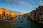 Venice Italy Grand Canal View Stock Photo