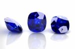 Blue Sapphire Stock Photo