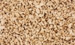 Textured Wooden Cat Litter Stock Photo