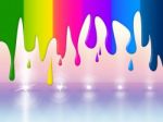 Color Spotlight Represents Paint Colors And Colorful Stock Photo