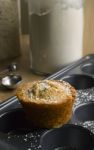 Lemon Poppy Seed Muffin Stock Photo