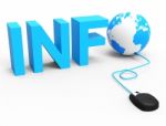 Internet Info Represents World Wide Web And Globalize Stock Photo