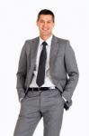 Business Man Standing Stock Photo