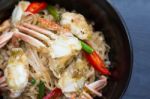 Stir Fry Noodles Stock Photo