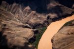 Aerial View Of The Grand Canyon Stock Photo