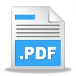 Pdf File Indicates Files Document And Folder Stock Photo