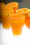 Fresh Orange Juice Stock Photo