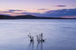 Lake Wivenhoe In Queensland During The Day Stock Photo