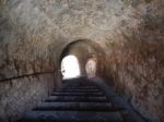 The Eleventh Century Castle On The Volcanic Mountain, Architecture And Elements Stock Photo