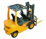 Forklift Truck Isolated Stock Photo