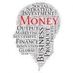 Business & Finance Related Word Art Head Stock Photo