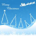 Merry Christmas Card Stock Photo