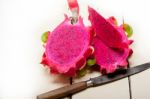 Fresh Dragon Fruit Stock Photo