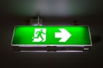 Fire Exit Stock Photo