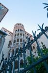 Venice Italy Scala Contarini Del Bovolo Stock Photo