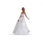 Bride Abstract Isolated Stock Photo