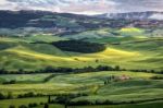 Countryside Of Val D'orcia Tuscany Stock Photo