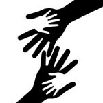 Holding Hands Represents Mom Multiethnic And Parent Stock Photo