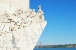 Sea Discoveries Monument In Lisbon, Portugal Stock Photo