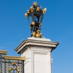 Ornate Lamp At Canada Gate London Stock Photo