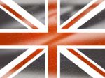 Union Jack Means English Flag And England Stock Photo