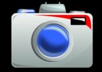 Camera Icon Retro Stock Photo