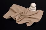 Brown Towel Stock Photo