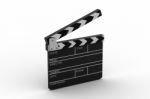 Cinema Clapboard Stock Photo