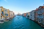 Venice Italy Grand Canal View Stock Photo