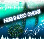 Free Radio Online Represents With Our Compliments And Compliment Stock Photo