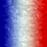 Abstract Light Color Background With Selective Focus In France Flag Tone Stock Photo