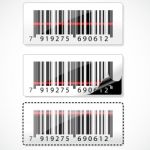 Barcode Sticker Stock Photo