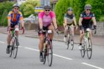 Cyclists Participating In The Velethon Cycling Event In Cardiff Stock Photo